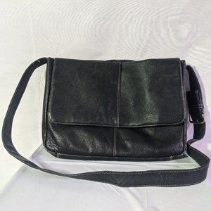 Black Leather soft briefcase